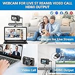 4K-Digital-Camera-for-Photography-and-Video-Autofocus-48MP-Vlogging-Camera-for-YouTube-Compact-Camera-16X-Digital-Zoom-with-Flash-180-Degree-30-inch-Flip-Screen-32G-SD-Card-2-Batteries-Charger