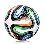 World Cup 2014 Brazil Final Famous Match Ball Football Replica/Soccer Ball Size 5,Soccer Ball World Cup is Made from Rexine, 2014 World Cup Ball, Birthday Gift for Soccer Fan -PA21
