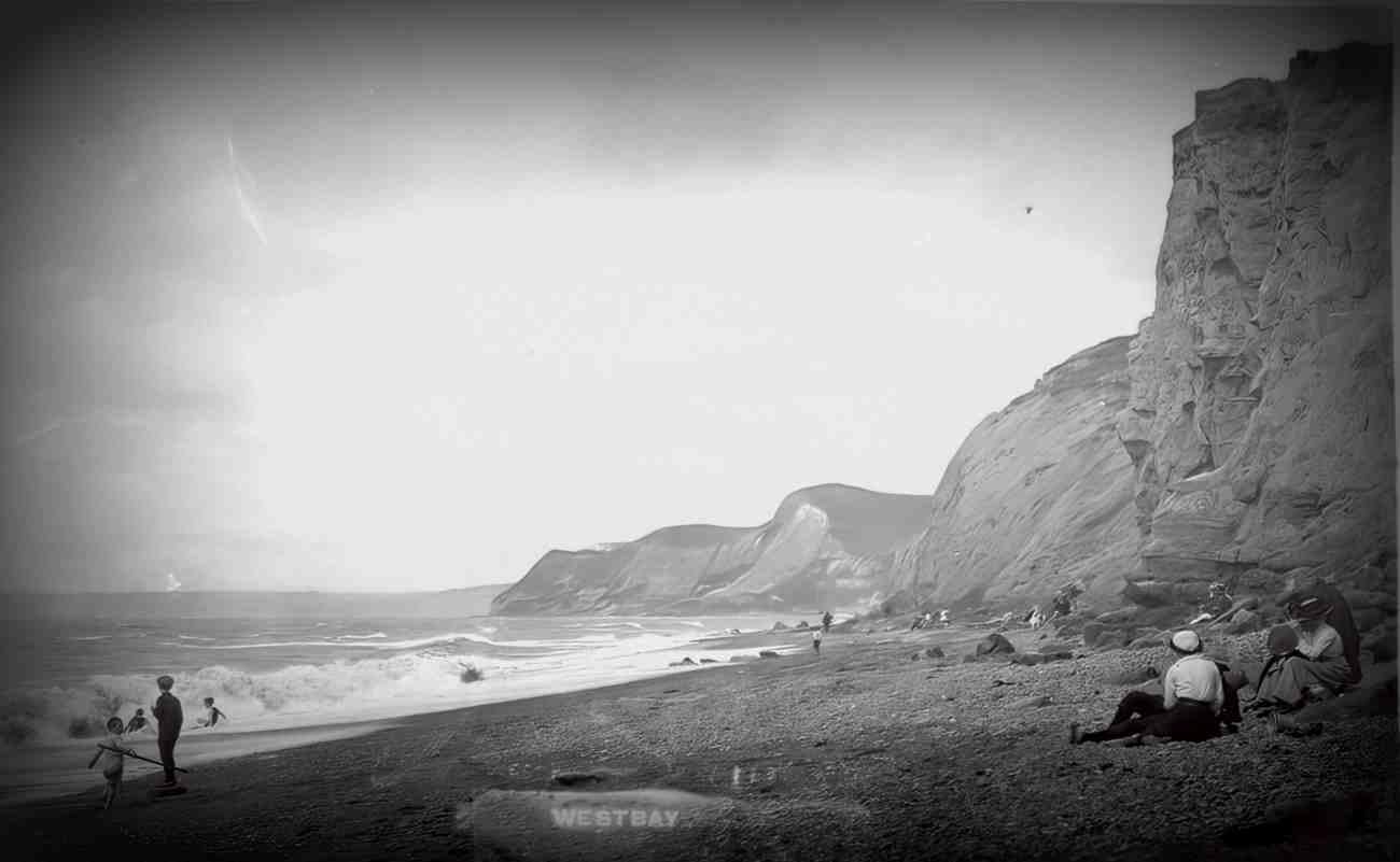 A4 Photo West Cliffs West Bay Nr Bridport