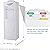 Timoau Top Loading Hot and Cold Water Dispenser, 5 Gallons Water Coolers with Storage Cabinet & Child Safety Lock for Home or Office Use, White