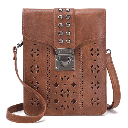 Image of INICAT Small Crossbody Phone Purse for Women Faux Leather Cross Body Wallet | RFID Cute Bag Gifts For Teenage Girls