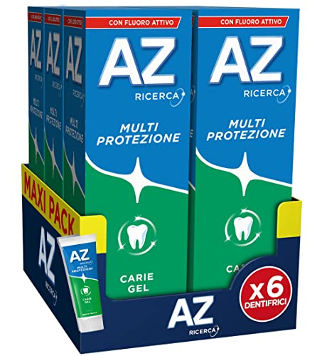 Dentifricio AZ Multi Protezione Carie Control Gel, Ideale per la...