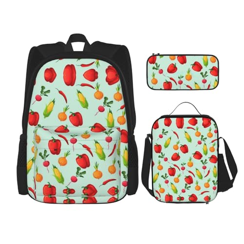 Sac à livres 3 en 1 papillons WURTON pour ranger facilement toutes les fournitures scolaires