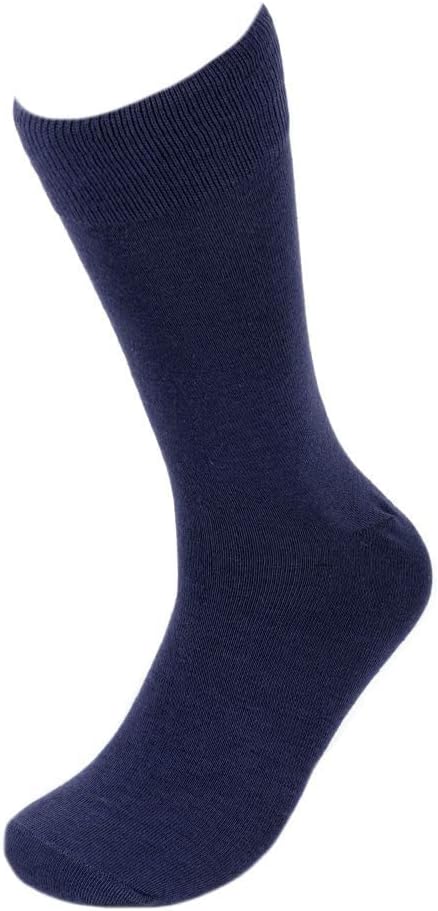 Amazon.com: Feraricci Solid Color Polyester Socks for Men, Casual and Formal Attire Mid Rise Men’s Crew Socks - Navy : Clothing, Shoes & Jewelry