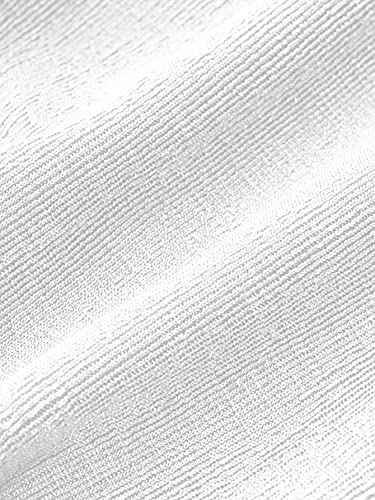 Lyaner Women's Sexy Deep V Neck Slim Fitted Strap Crop Cami Tank Sleeveless Top White Small #TOP5