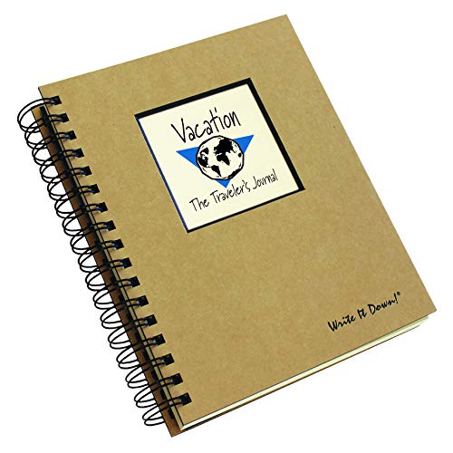 Write-it-Down-series-by-Journals-Unlimited-Guided-Journal-Vacation-The-Travelers-Journal-Full-size-75x-9-Kraft-Hard-Cover-Made-in-USA