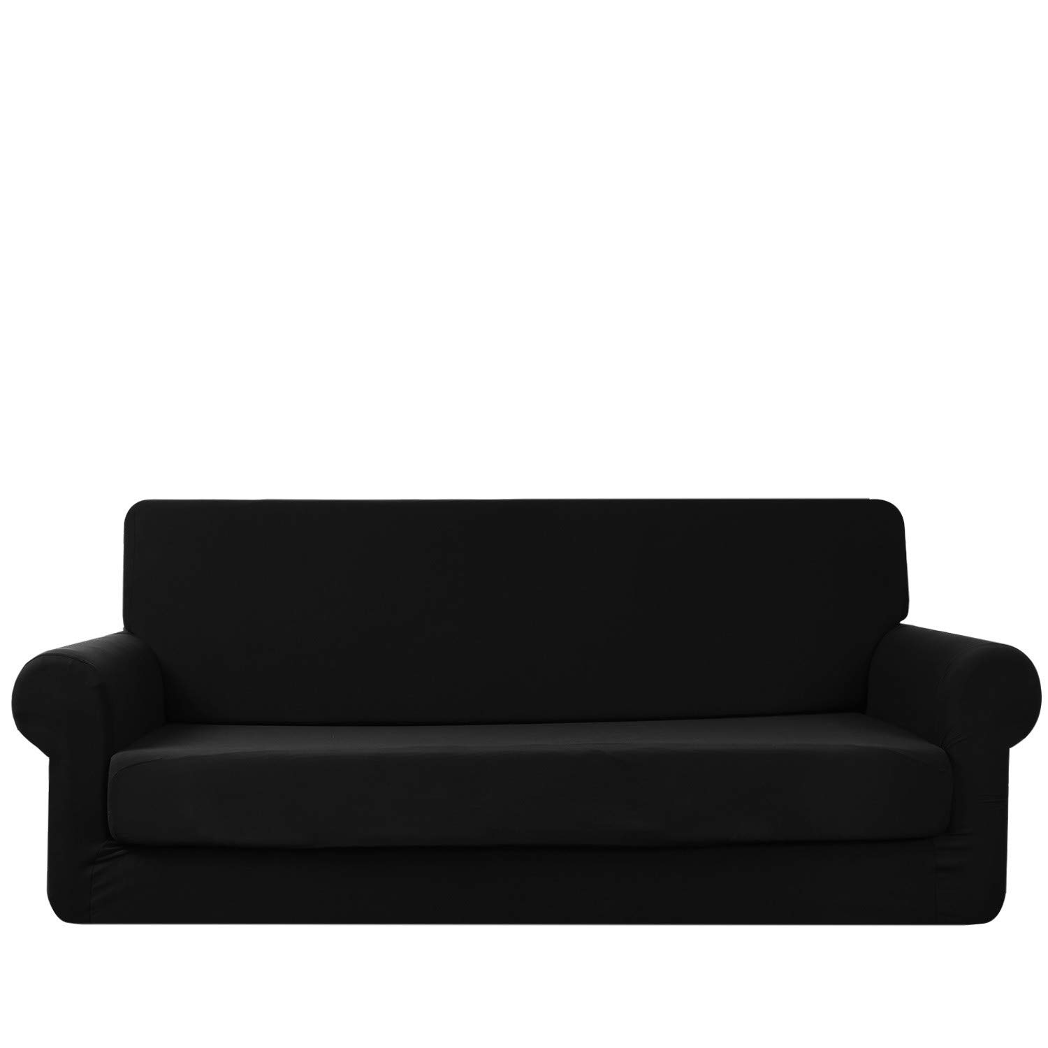 Housses de canapé anti-acariens extensibles et infroissables noires