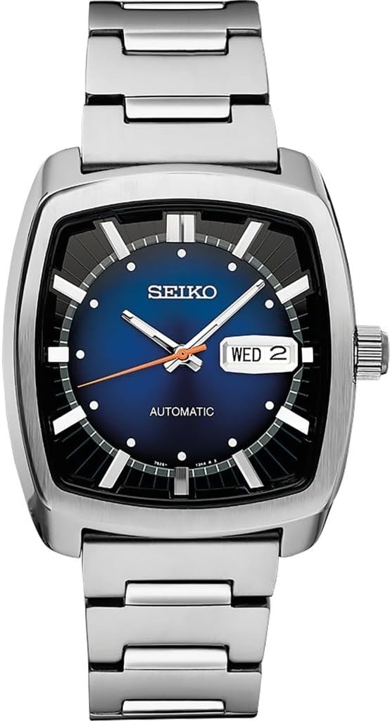 SEIKO Automatic Watch for Men - Recraft Series - Stainless Steel Case and Bracelet, Day/Date Calendar, 50m Water Resistant, and 41 Hour Power Reserve