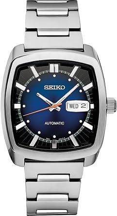 Seiko Mens SNKP23 RECRAFT Analog Display Automatic Silver Watch
