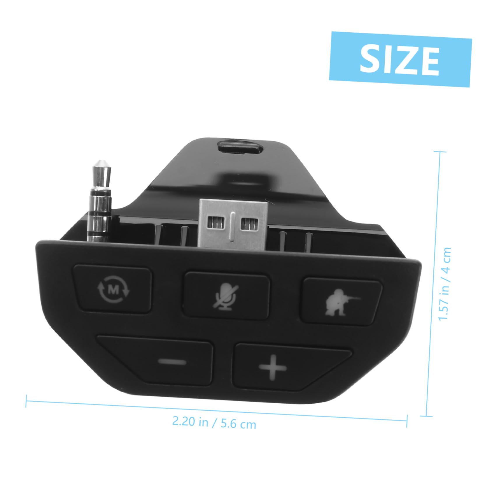 UKCOCO 3pezzi Adattatore Stereo Per Cuffie Gaming Compatibile Con Controller One Leggero e Portatile Funzionalità Di Microfono Integrato Effetti Sonori Potenziati Per Esperienza Di Gioco