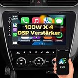 Das Android Navi Radio ist kompatibel für Skoda Octavia 3 Mk3 2013-2019; Integrierter 4 * 60 W RMS Class D DSP-Verstärker, Verzerrung (THD+N) 
