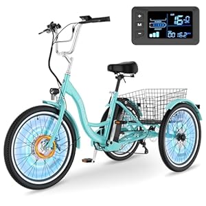MOPHOTO Electric Tricycle for Adults & Seniors, 24/26″ 3 MOPHOTO Electric Tricycle for Adults & Seniors, 24/26″ 3