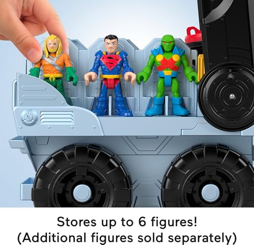 fisher-price imaginext dc super friends batman toy transforming bat-tank with lights sounds amp figure for pretend play kids ages 3 years