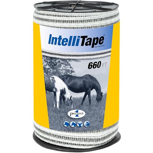 Premier 1 IntelliTape , 660 ft Electric Tape | 1/2" Wide | 3 Tinned Copper + 3 Stainless Steel Filaments for Superior Conductivity