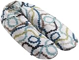 Naf-Naf 31154 - Cuscino d'allattamento/per donne incinte "Beads-C", 145 x 25 cm
