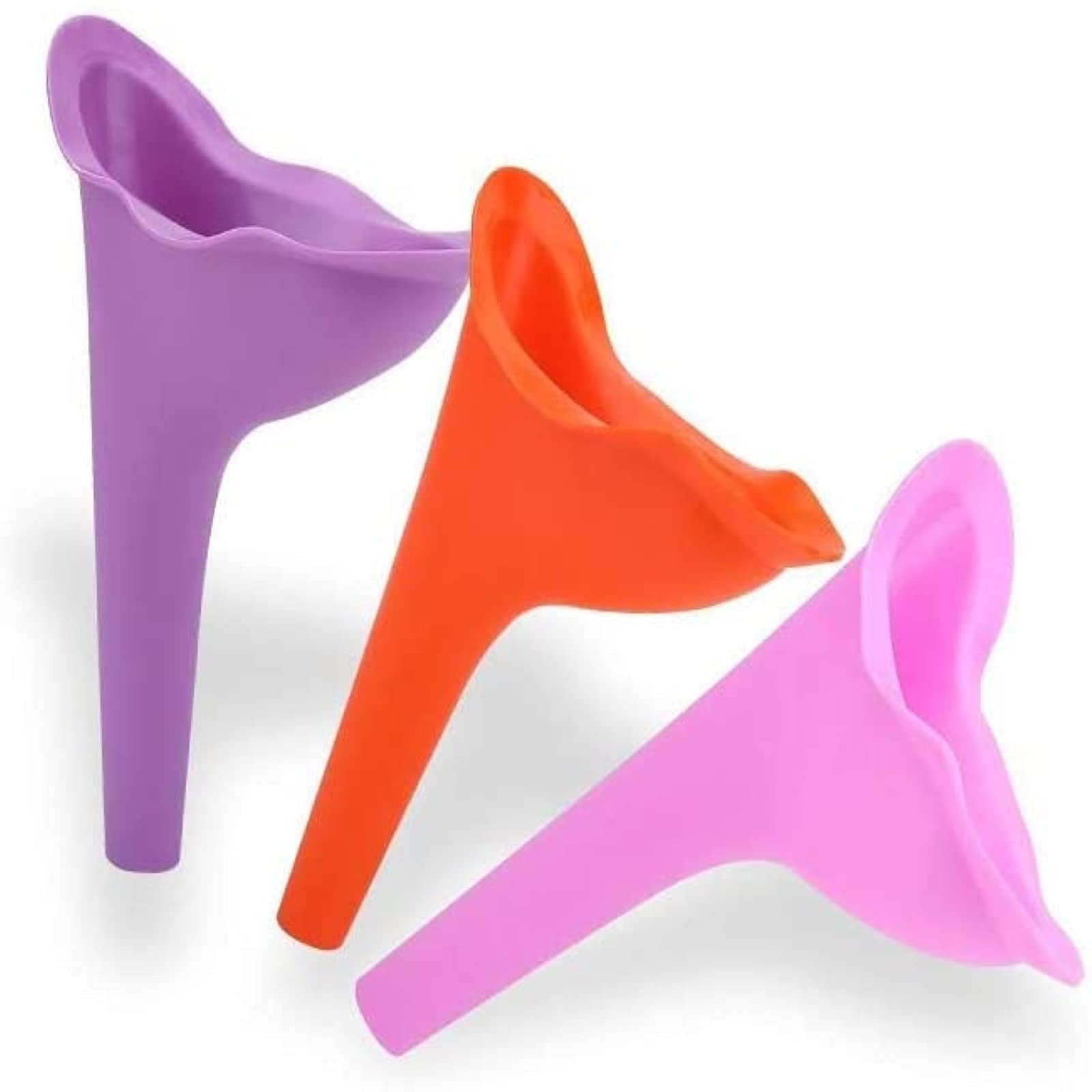 6本入 緊急女性の立っている 小便器 立ち小便 トイレサポート尿デバイス漏斗 仮設簡易トイレ 携帯トイレ 繰り返す使用可能 女性用 旅行用 補助具 車中用 尿装置 水洗い可能 配達3〜5労働日まで