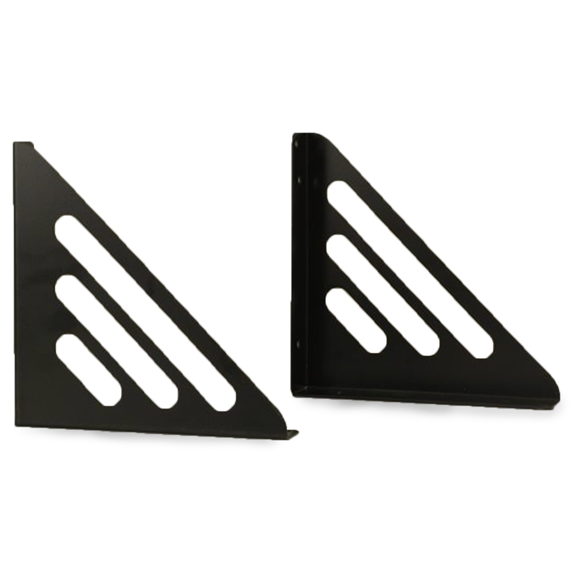Metal Shelf Brackets - White Scroll Design -12