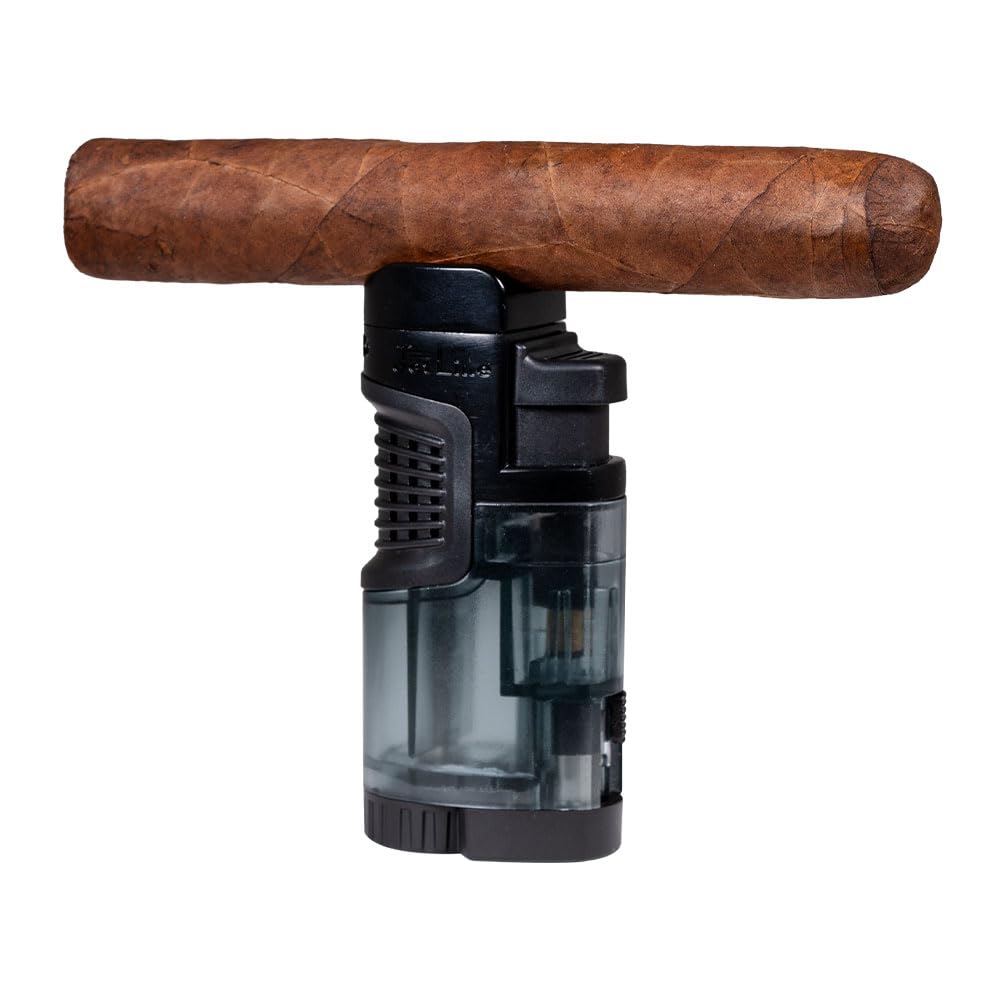 Jetline Mr. Fatboy Quad Jet Lighter - Copper Cigar Lighter With Punch Cutter