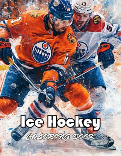 Ice Hockey Coloring Book for Kids: New and Exciting Designs Suitable for All Ages