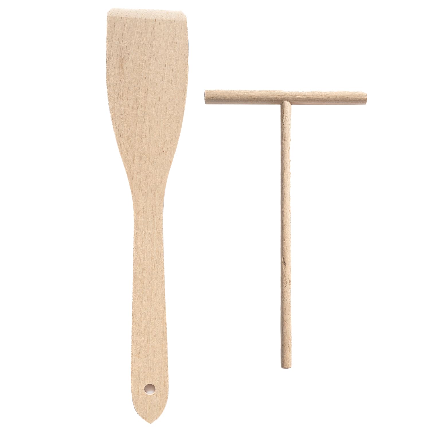 Chinchilla® Crêpes Distributor and Spatula Set, Practical Kitchen aid for Perfect Crepes and Delicious Food, FSC-Certified Beech Wood, Versatile Baking, Made in Germany