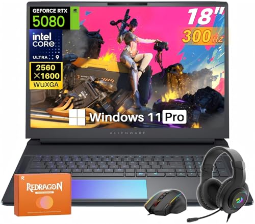 Image of Dell Alienware 16 Aurora Gaming Laptop, Intel 7-240H, 32 GB DDR5 RAM, 1 TB PCIe SSD, 16 inch WQXGA (2560x1600) 120Hz Display, Nvidia G-Force RTX 5060, Backlit Keyboard, W11 Home, Blue