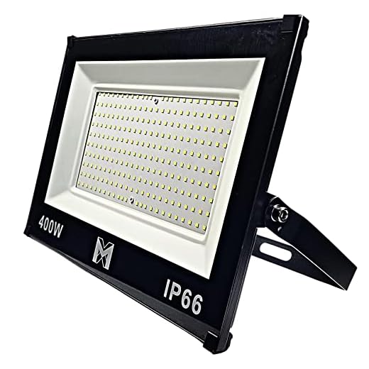 Refletor LED 400w Holofote Prova d'água Frio Bivolt 6500k Alta potência Pavilhão Blindado