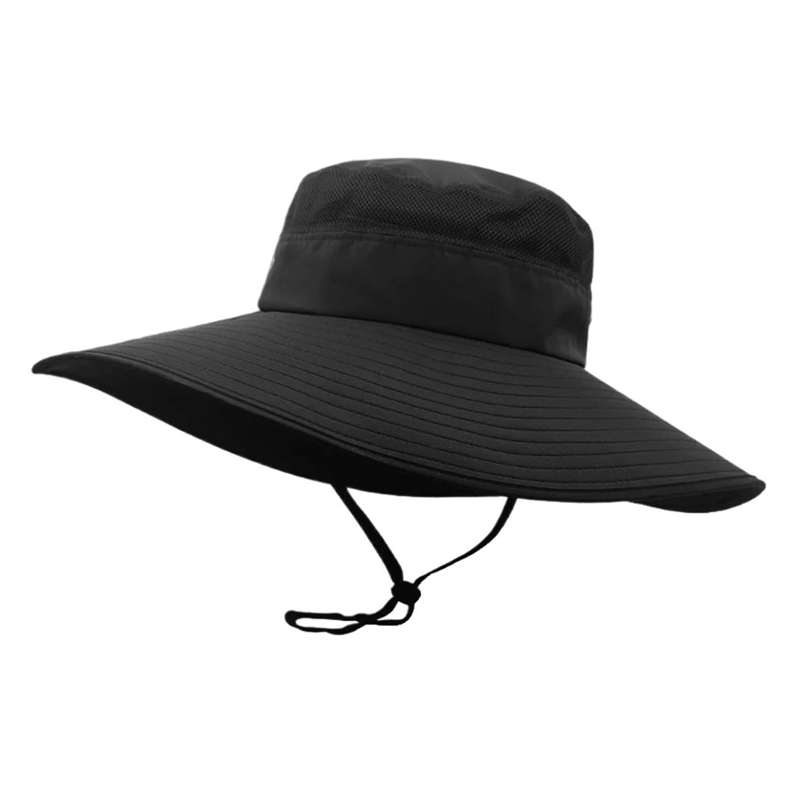 Générique Chapeau de pêcheur d'été à Bord surdimensionné, Maille séchage, Casquette Soleil légère et Respirante for Homme, Seau Grande Taille