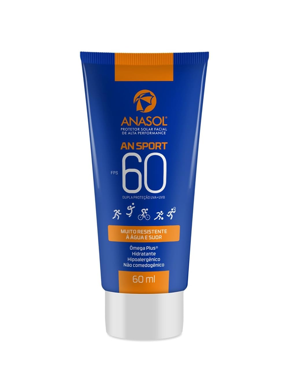 Anasol Protetor Solar Facial AN Sport FPS 60-60g