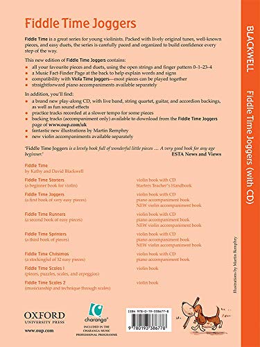 Fiddle Time Joggers + CD: A first book of very easy pieces for violin