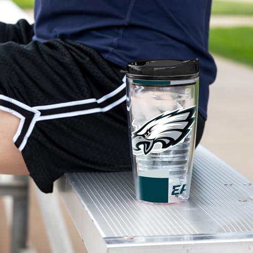 Image of Rico Industries NFL Football Double Wall Classic 16oz Or 20oz Tritan Tumbler W Lid