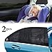 Produktbild FAGORY AN Sonnenschutz Auto Baby/Kinder (2 Stück) Auto Sonnenschutz Zubehör für Seite Heckscheibe Fenster, bietet maximalen Schutz gegen UVA für Baby, Kinder, Haustiere, 44"x20" für Die Meisten Auto