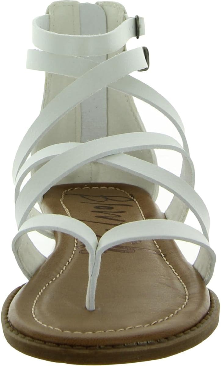 Blowfish Malibu Women's Bungalow Wedge Sandal 8 White