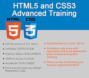 HTML5 and CSS3 Advanced Training : Amazon.in: Software
