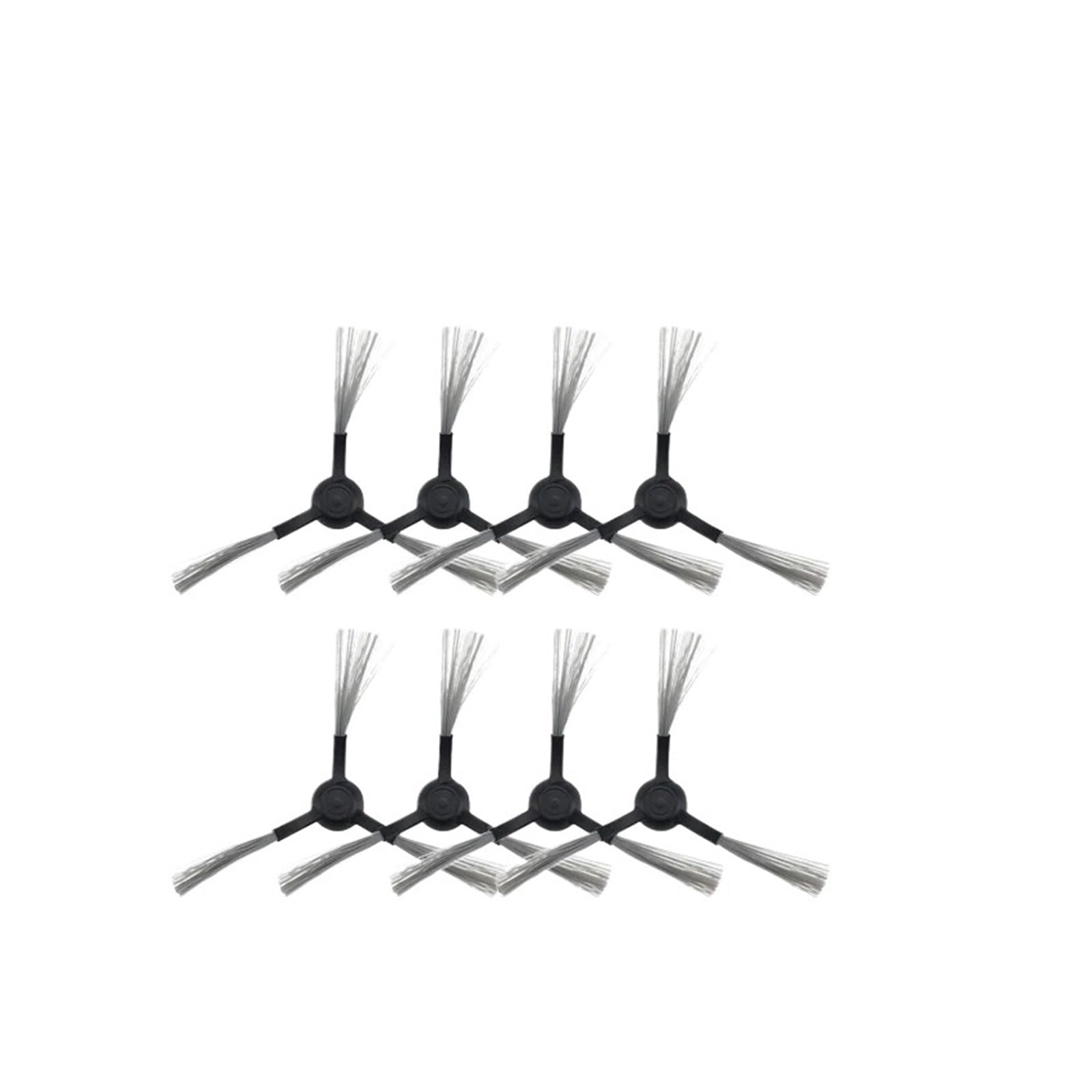 ZKERFBVC ,Compatible For xiaomi, S20 / D106 Robot Vacuum Cleaner Accessories Side Brush(8pcsblack)
