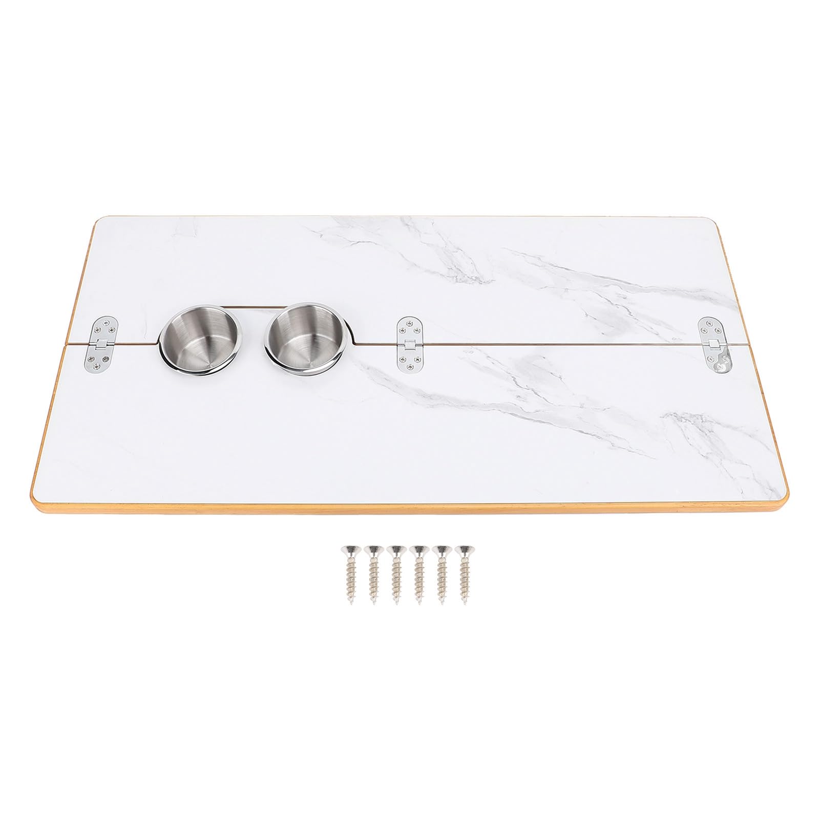 POFET Lot de 4 porte-gobelets universels en acier inoxydable pour table POFET Lot de 4 porte-gobelets universels en acier inoxydable pour table
