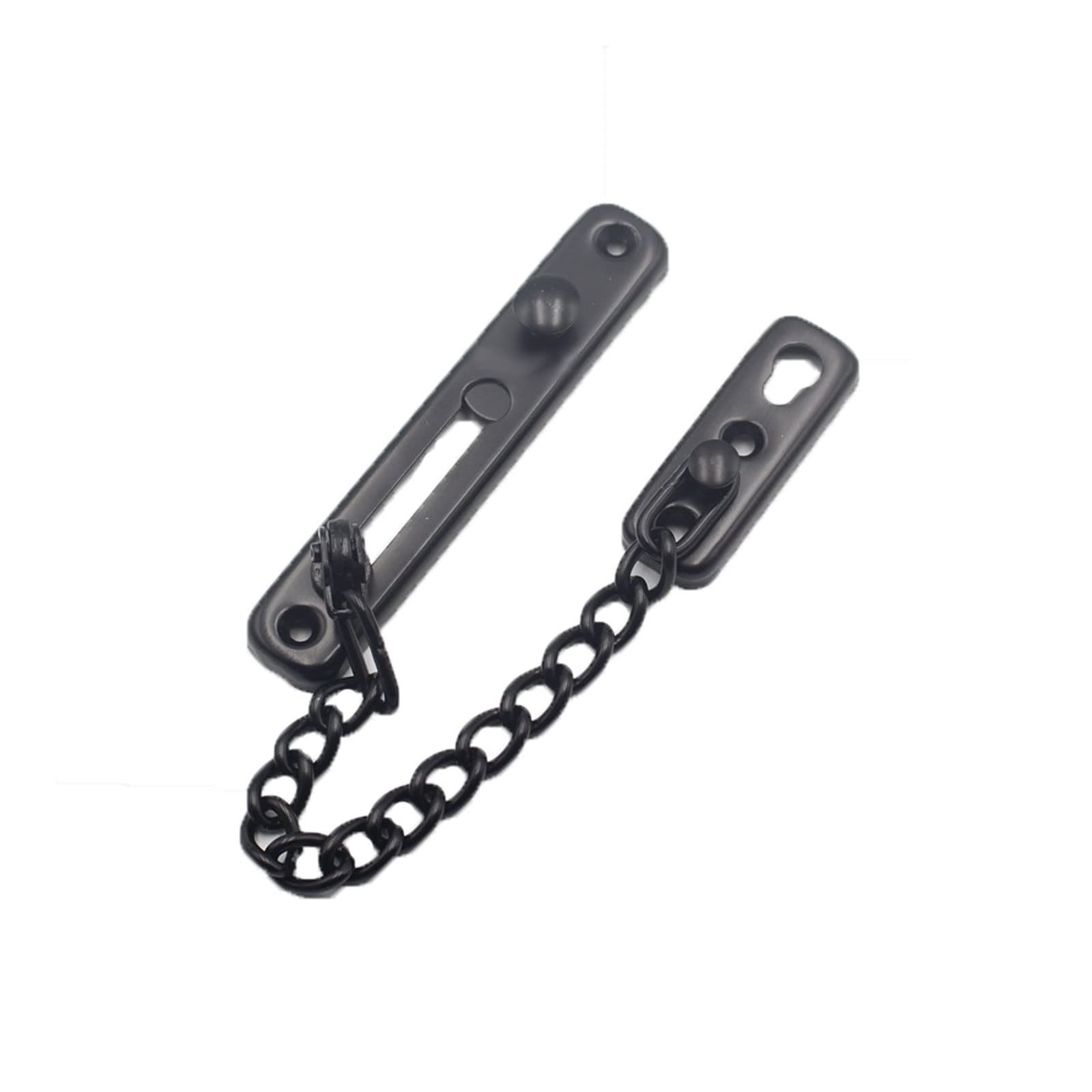 SFJSFIMQ Door Locks and Latches Door Chain Lock Stainless Steel Chain Locker Spring Latch Screw Guard Accessories