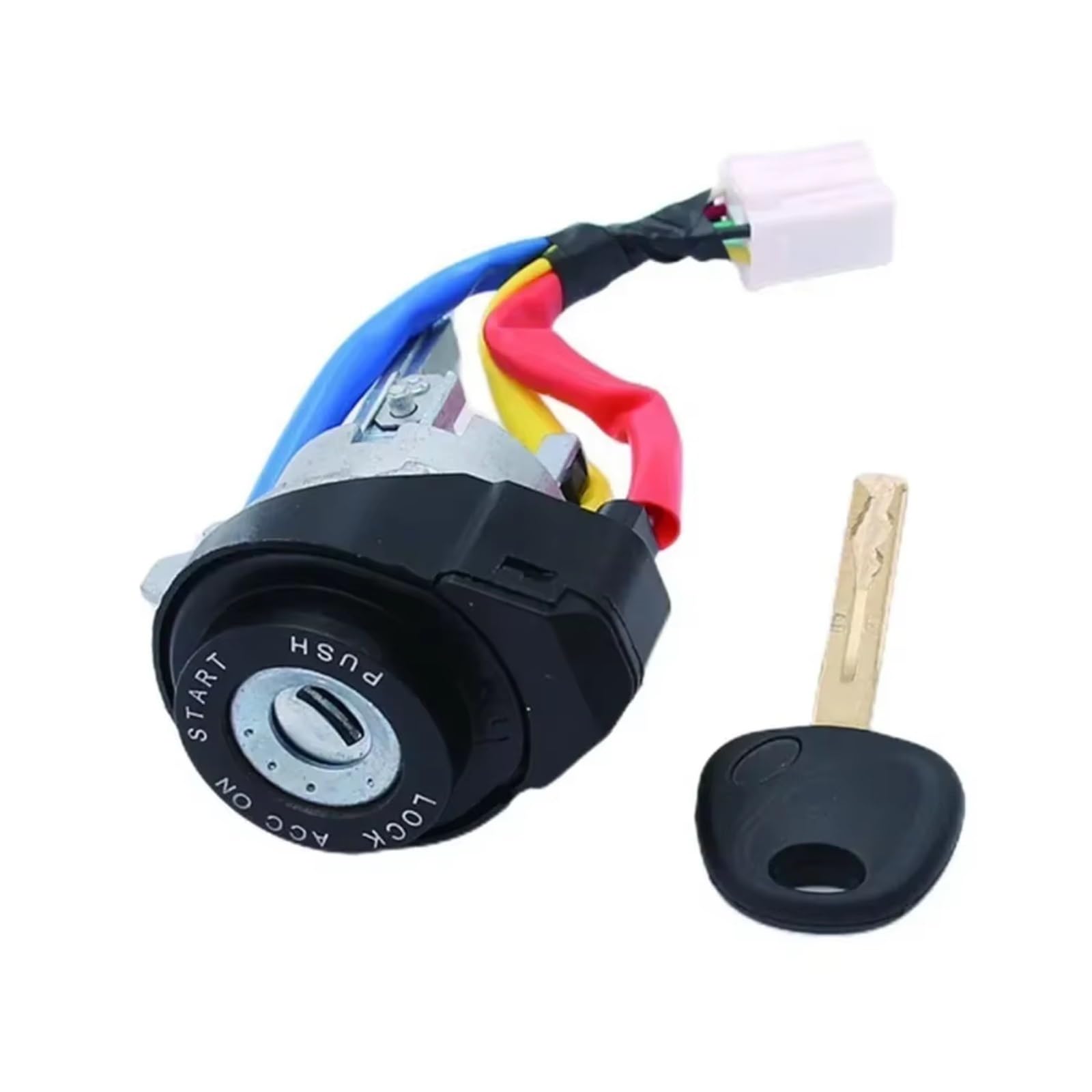Cylindre Verrouillage D'allumage Démarrage Voiture + Bouton Démarrage Pièces Extérieures Clé Compatible Avec Hyundai Pour Sonata 2011 2012 2013 2014 81900-3SA00