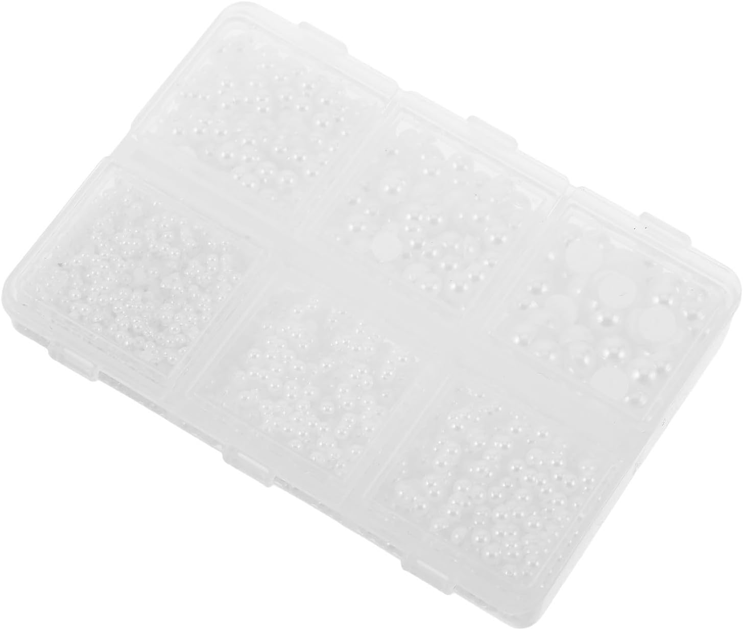 ABS Flatback Faux Pearls 7600 Piece Half Round Nails Crafts