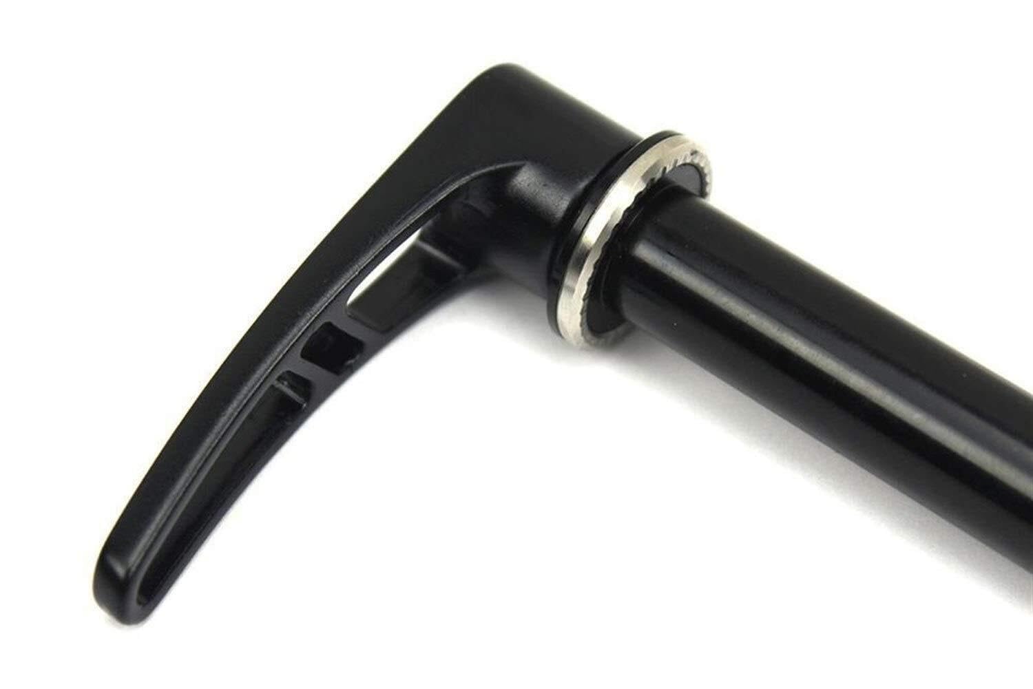 Cierres RáPidos para Bicicletas Pinchos de Cubo Rueda Bicicleta, Eje pasante Delantero, 15x100, pincho aleación MTB con contratuerca, 15mm, Longitud del, Cabeza Plana 148 Mm