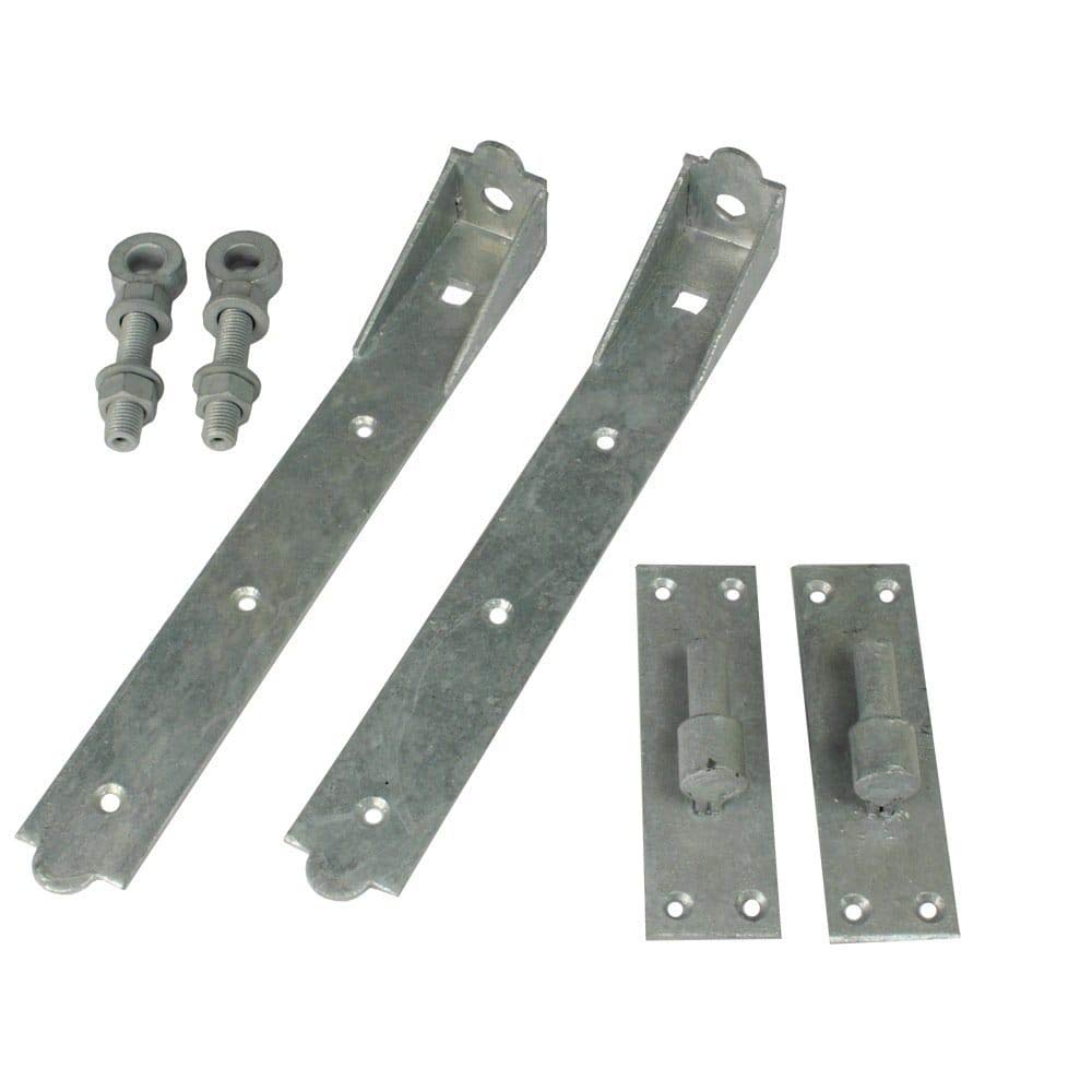 Eliza Tinsley 12" Galvanised Adjustable Hook & Band (Box Of 2 Pairs)