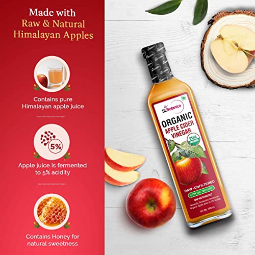Image of St.Botanica Apple Cider Vinegar with Mother Vinegar 500 ml