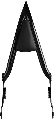 Respaldo de pasajero Sissy Bar compatible con Harley Davidson Touring 97-08 de liberación rápida, respaldo de pasajero compatible con Road King,