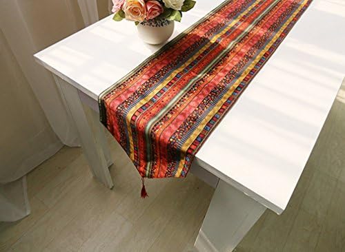 WML Folk-custom Coffee Countryside Table Runner American Luxury Home Decor Table Runner Gift