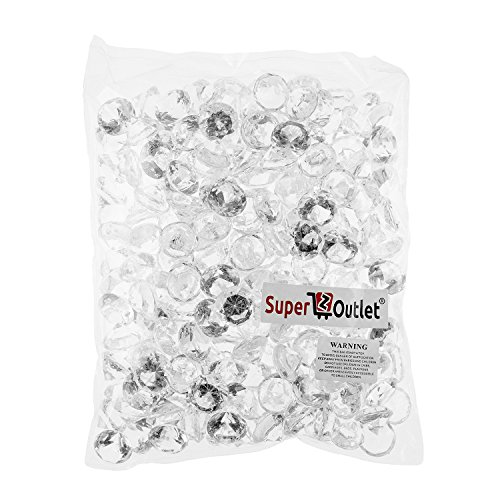 image for Super Z Outlet Acrylic Color Faux Round Diamond Crystals Treasure Gems