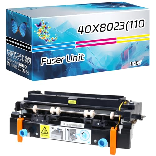 40X8023(110V) Fuser Unit Compatible for Xerox MS415dn MS510dn MS610de MS610dn MS610dte MS610dtn MX310dn Printers, High Yield 470000 Pages, with Chip High-Definition Printing (1 Set)
