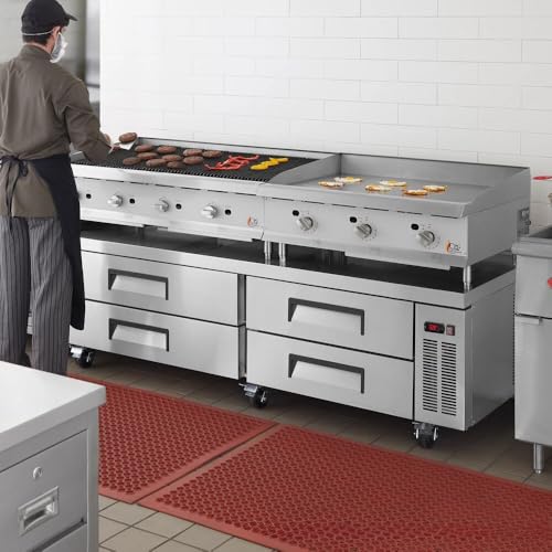 Refrigerador comercial de tamaño personalizado, diseño bajo encimera de acero inoxidable, refrigerador integrado de 2 puertas, 3 puertas o cajones para uso en restaurante y cocina