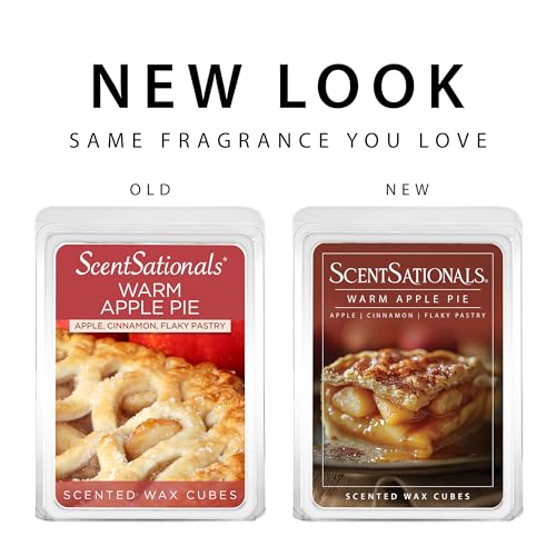 ScentSationals Warm Apple Pie Scented Wax Melts - Apples, Cinnamon, & Flaky Pastry, 10oz (24 Cubes) - Image 5