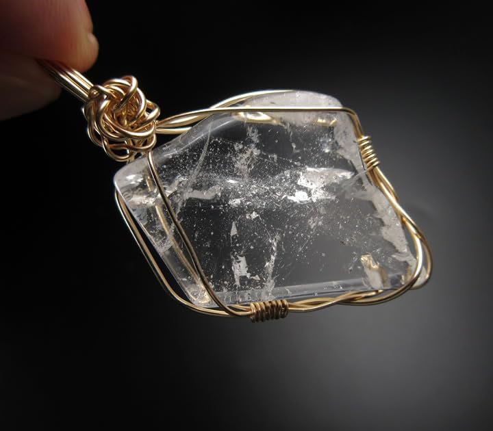 アゾゼオ サチャロカクリアアゼツライト14kgfペンダント 虹あり H & E