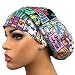 Funny Scrub Hat Nurse Cap Euro Style Adjustable Bouffant Working Uniform Hat OR Words and Sayings Blue