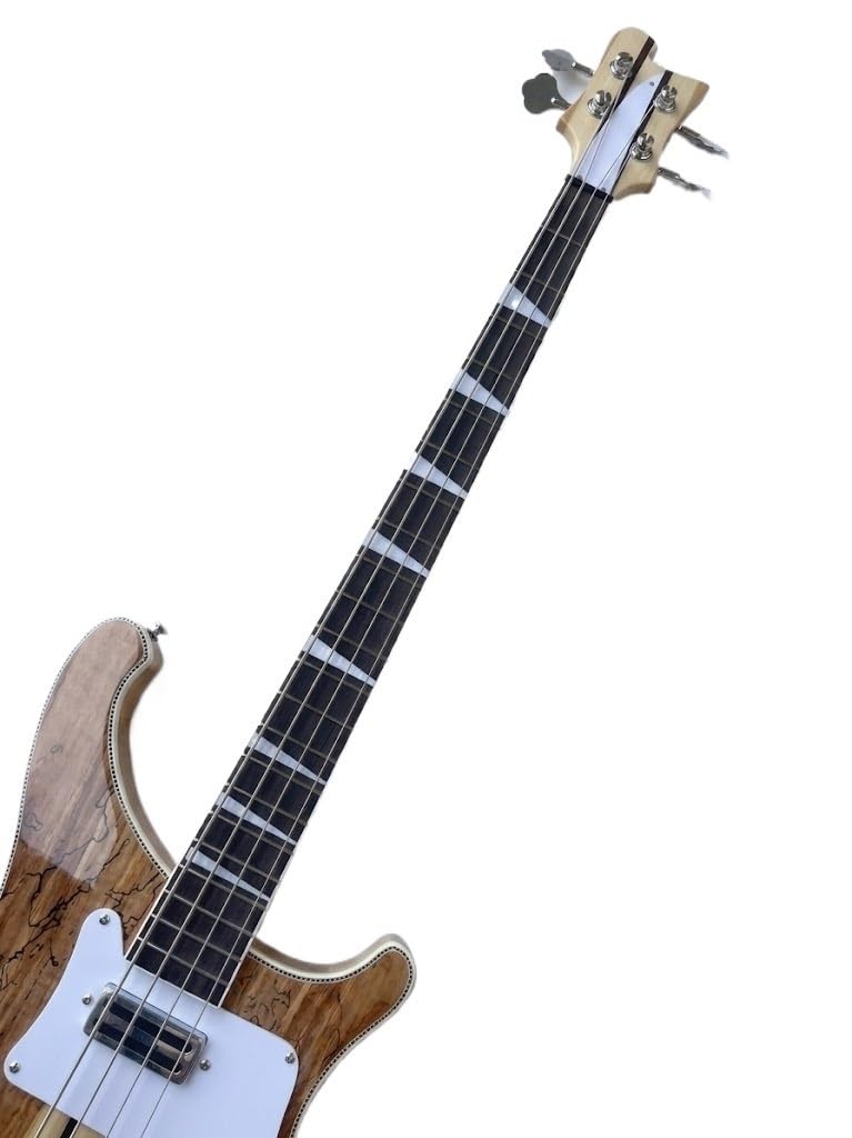 Basso elettrico Solid Body, legno esotico con costruzione neck-through, 4 corde full size for rock classico (Bajo Eléctrico)